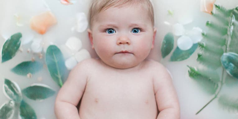 How to create surreal milk bath photography